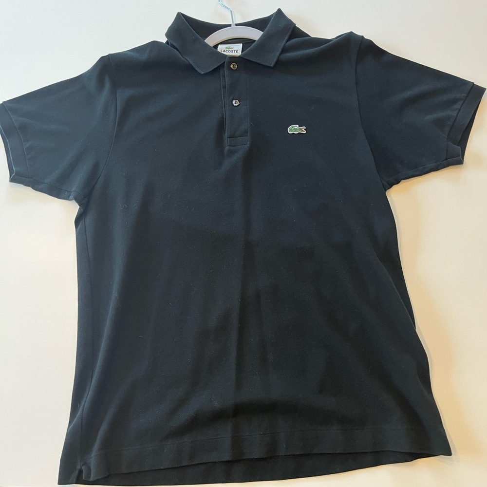 Lacoste Black Polo Shirt